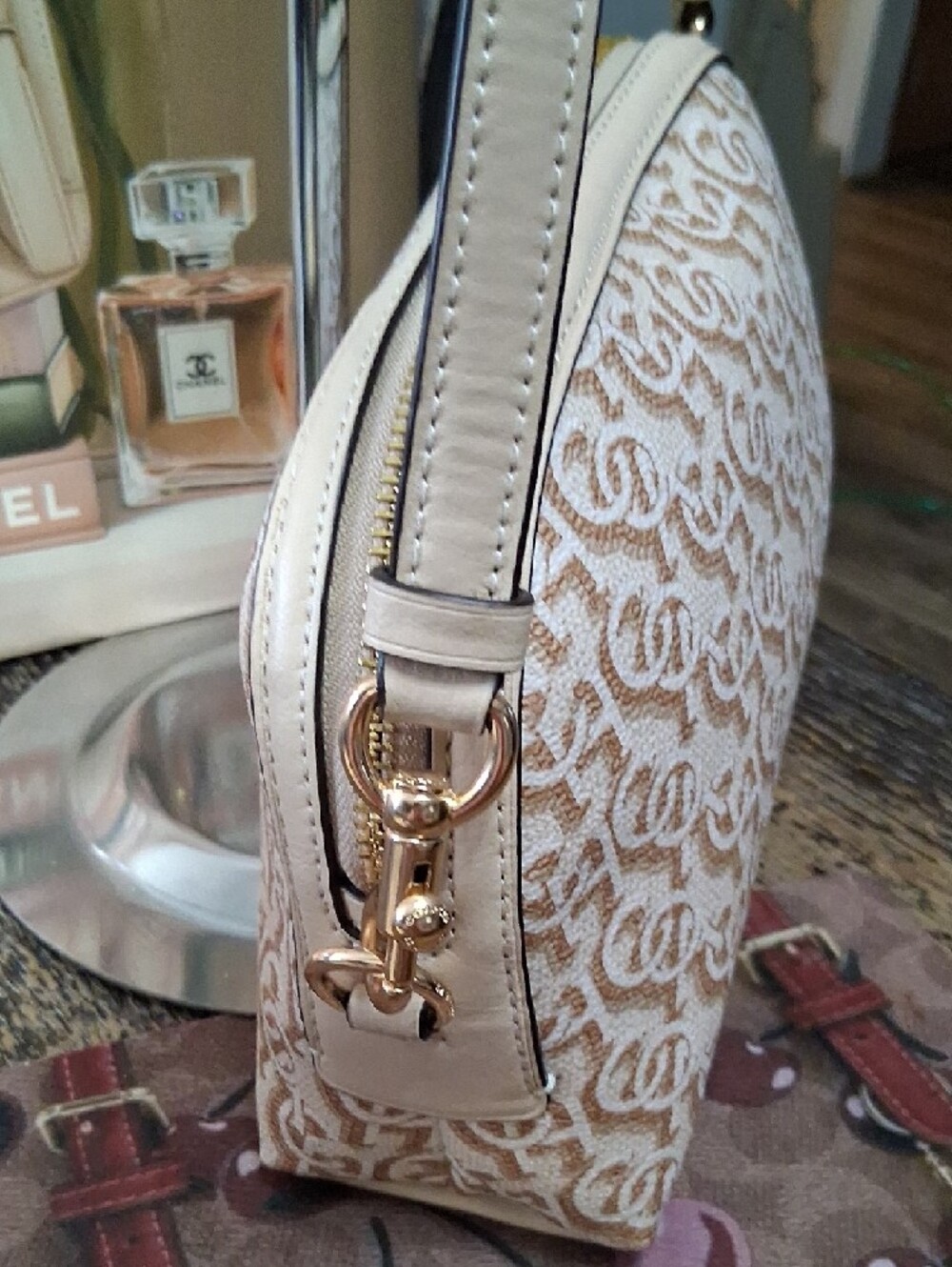 Coach Monogramed Madi Signature Canvas And Smooth Leather Crossbody Bag NWT - Picture 6 of 13